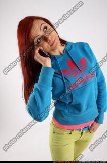 Nina Calling Cellphone